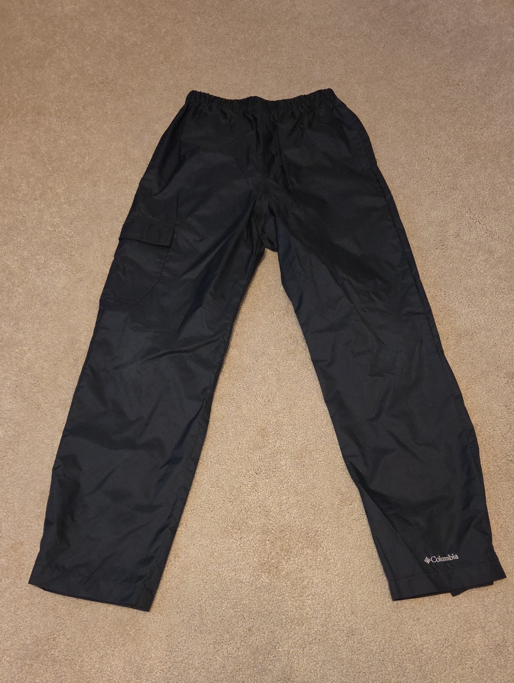 Columbia Kids Black Cargo Rain Pants